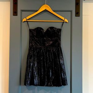 Boulee strapless sparkly mini dress